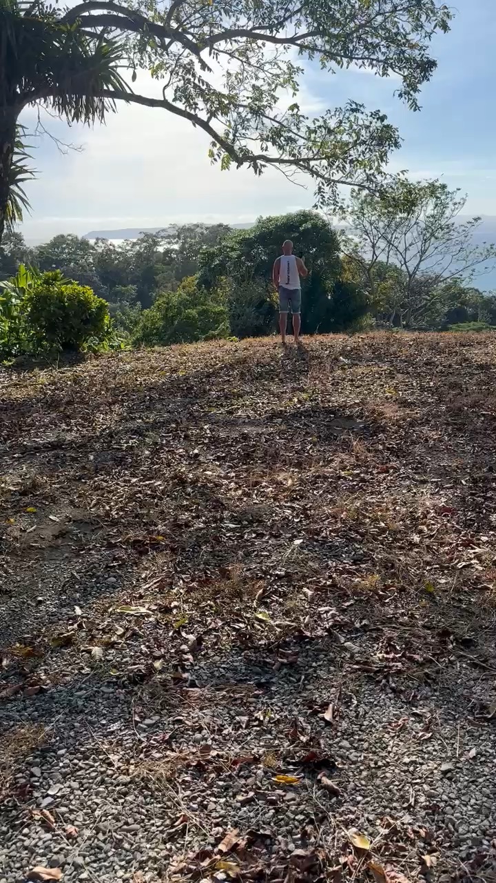 Ground tour of the first terrace and access road